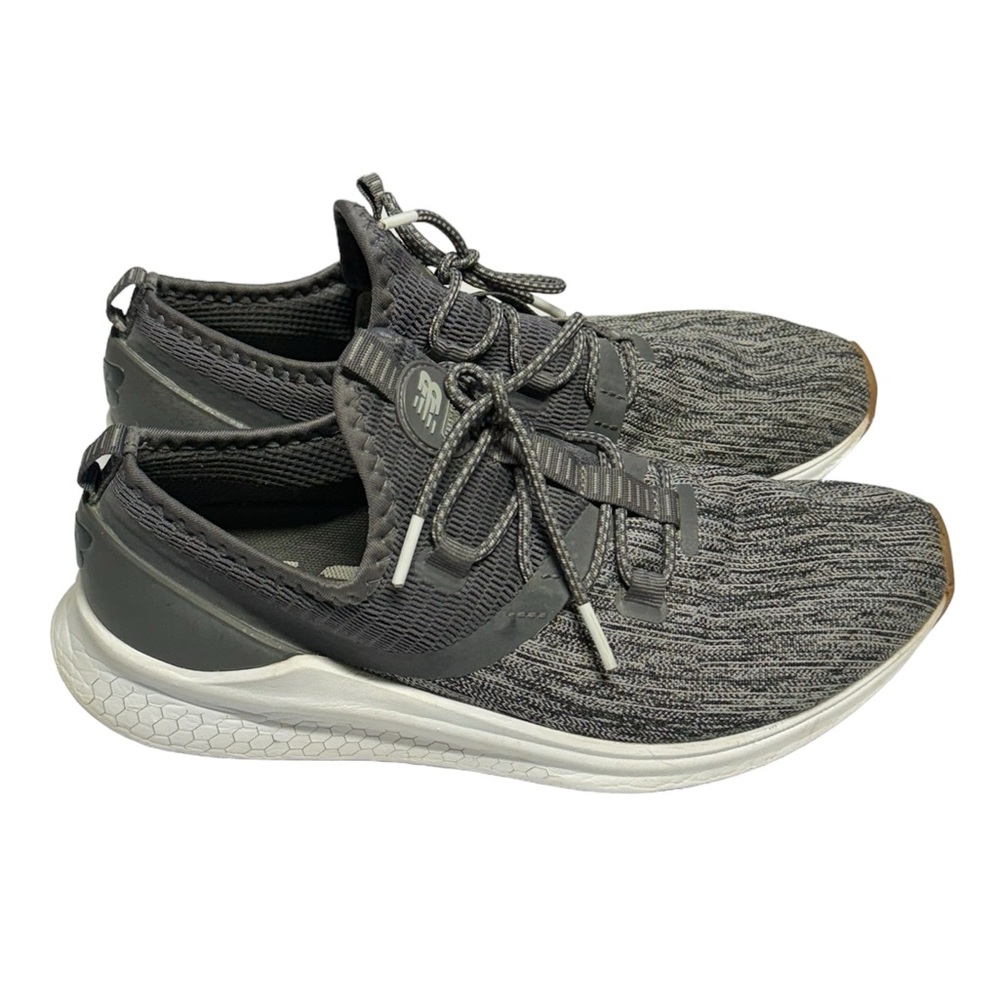 New‎ Balance Fresh Foam Lazr Running Shoes Denim Black Gray Womens 9 Walking